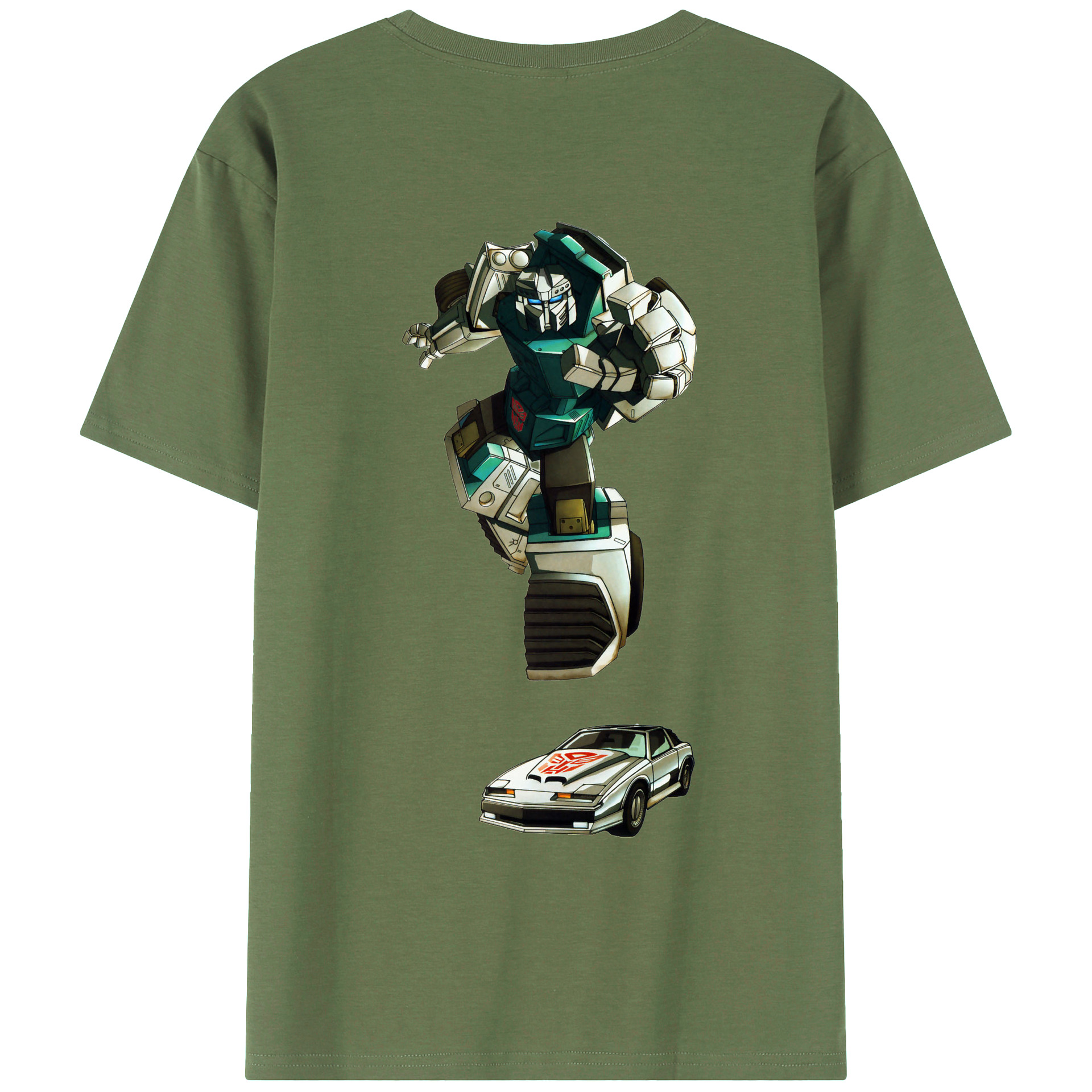 （画像用）  綿100％ メンズ半袖Tシャツ（バックプリント） 通気性